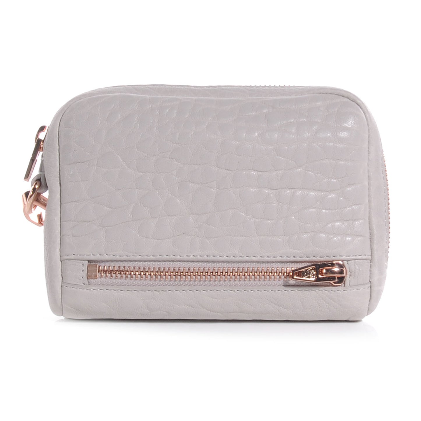 Pebbled Dumbo Leather Large Fumo Clutch Lilac