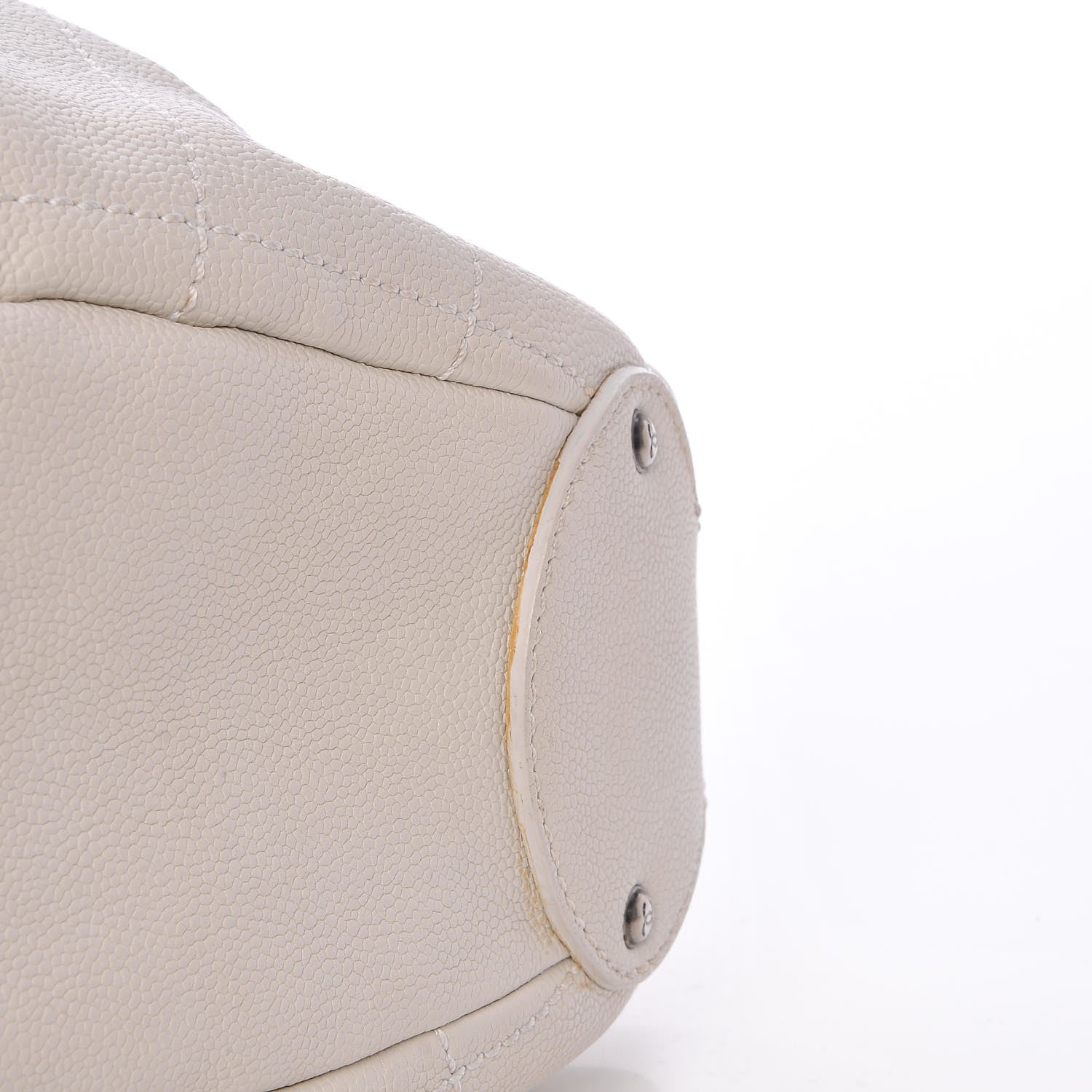Chanel Caviar Large Outdoor Ligne Hobo White 16 of 17