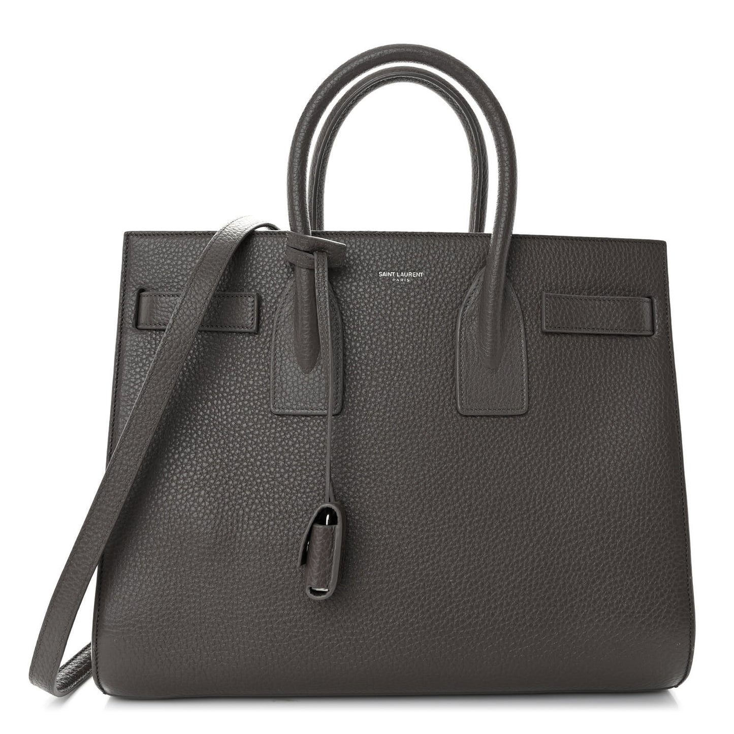 Grained Calfskin Small Sac De Jour Fog