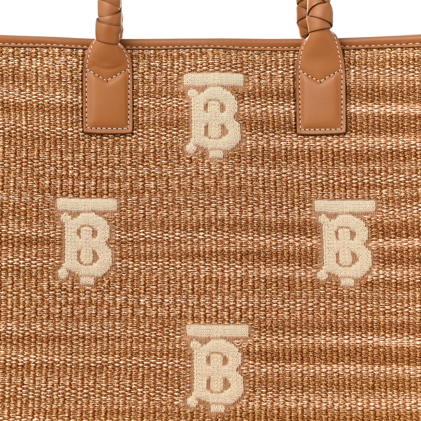 Raffia Calfskin Medium Freya Tote Natural