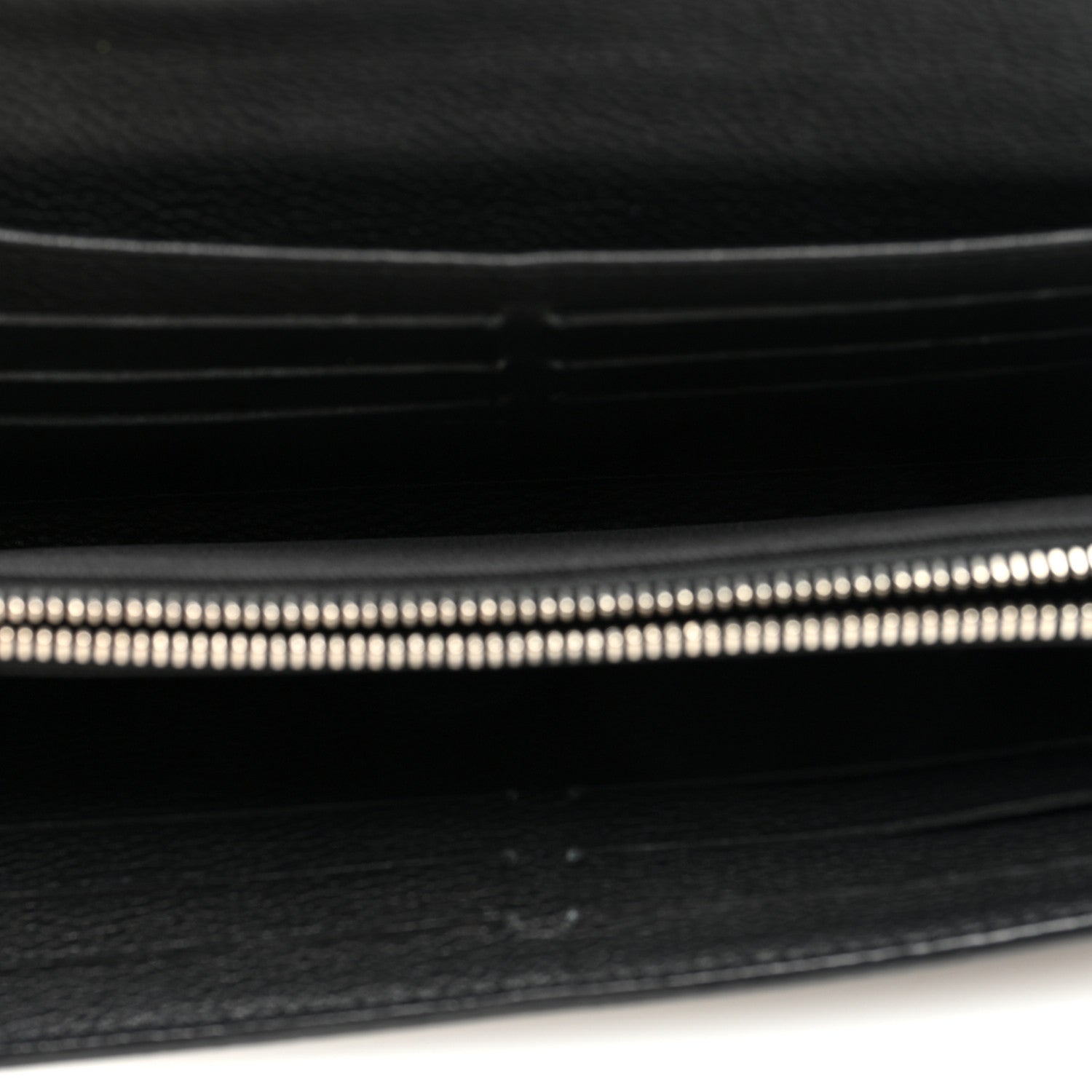 Louis Vuitton Calfskin Lockme II Wallet Black 5 of 9