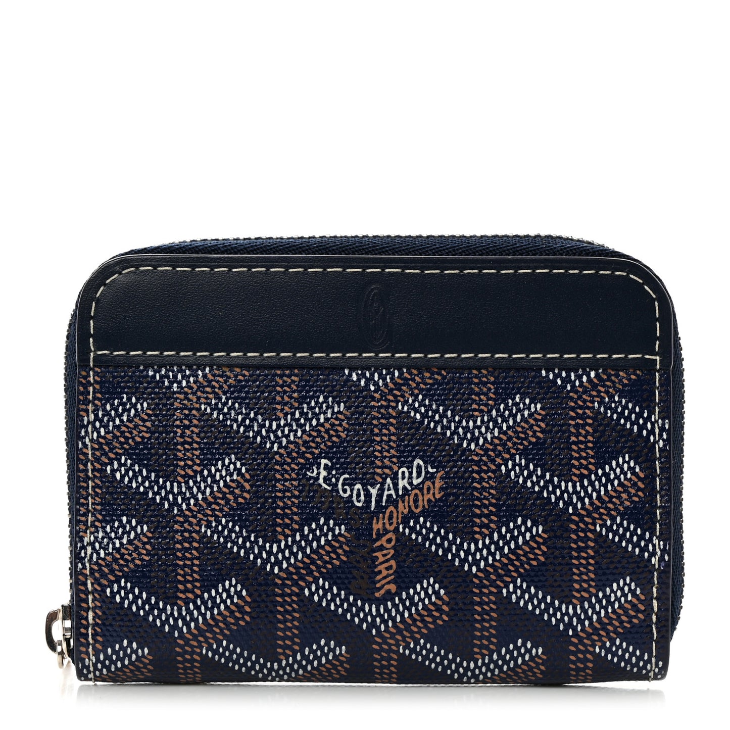 Goyardine Matignon PM Wallet Navy