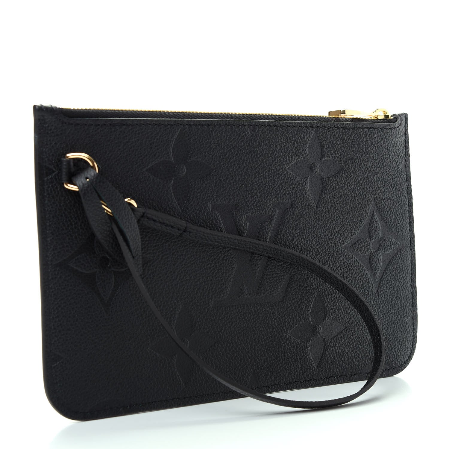 Louis Vuitton Empreinte Monogram Giant Neverfull MM Pochette Black 3 of 6