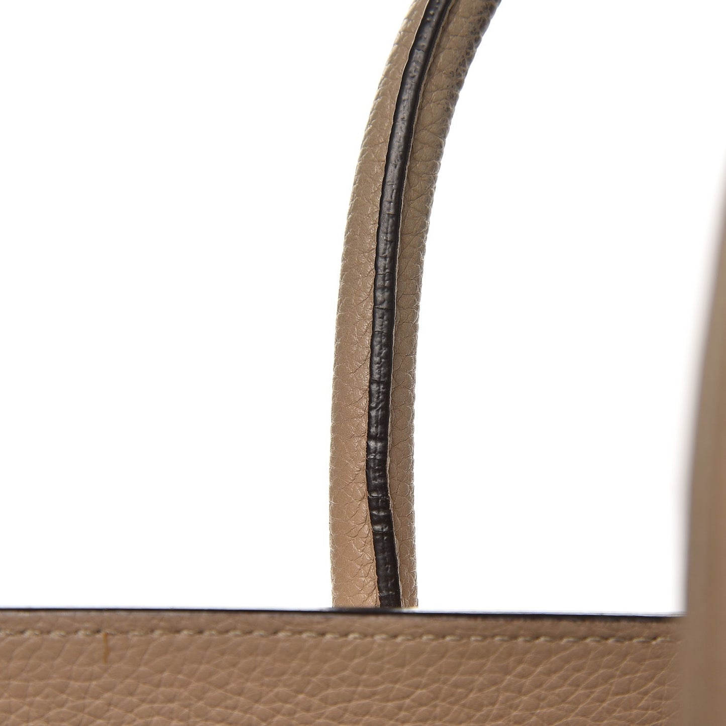 Drummed Calfskin Micro Luggage Dune