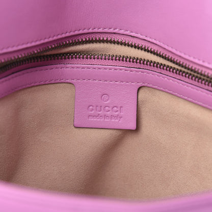 Gucci Calfskin Matelasse Medium GG Marmont Shoulder Bag Candy Mousse 6 of 14