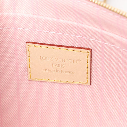 Louis Vuitton Damier Azur Neo Neverfull MM Rose Ballerine 10 of 13