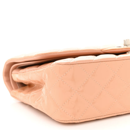 Chanel Patent Quilted Medium Double Flap Light Pink 9 of 11
