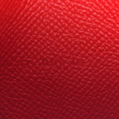 Hermes Epsom Bearn Gusset Wallet Rouge Casaque 7 of 8