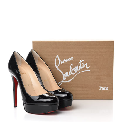Christian Louboutin Patent Bianca 140 Pumps 38 Black 9 of 9