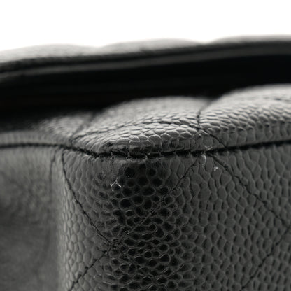 Chanel Caviar Quilted Medium Double Flap Black 11 of 11