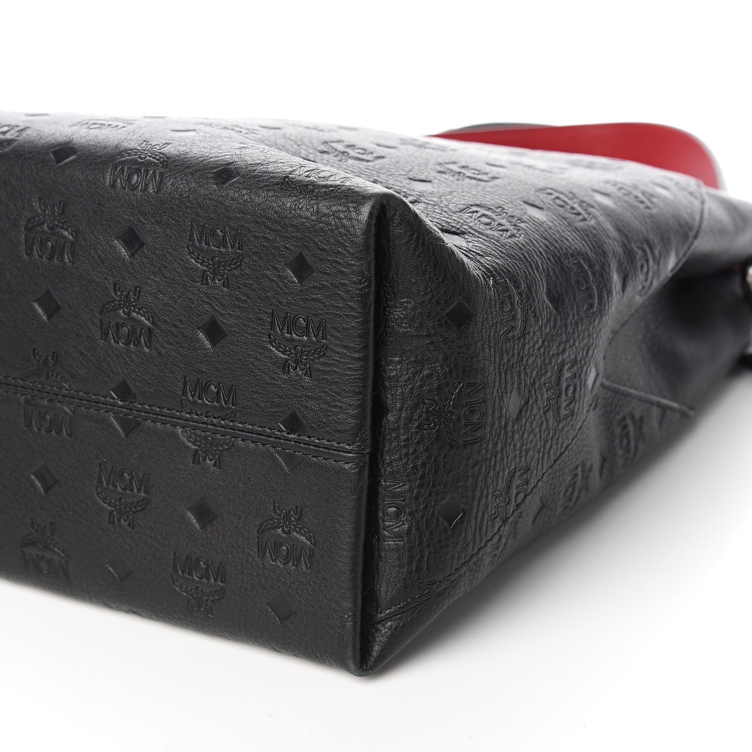 MCM Calfskin Ottomar Large Klara Hobo Black 8 of 10