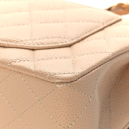 Chanel Caviar Quilted Small Double Flap Beige 12 of 12