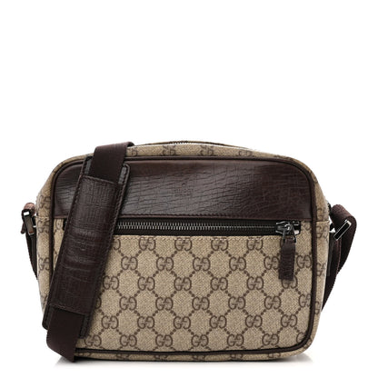 Gucci GG Plus Monogram Shoulder Bag Dark Brown 1 of 15