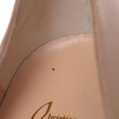 Christian Louboutin Kid Pigalle Follies 55 Pumps 37.5 Nude 9 of 14