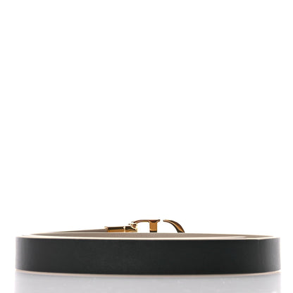 Christian Dior Calfskin 30 Montaigne Reversible Belt 70 28 Black Hazelnut 4 of 8