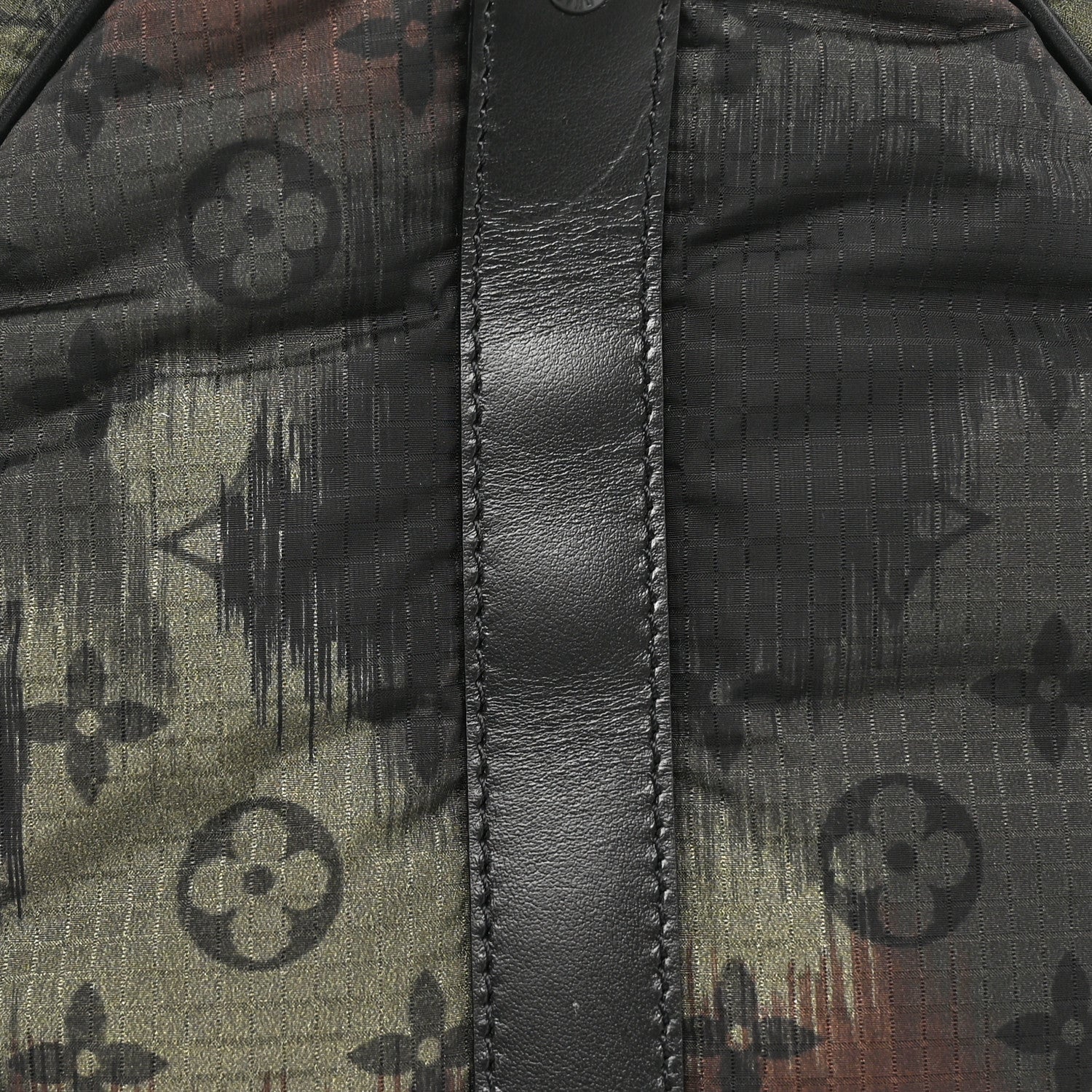 Louis Vuitton Nylon Monogram Camouflage Keepall Bandouliere 50 Kaki 13 of 13