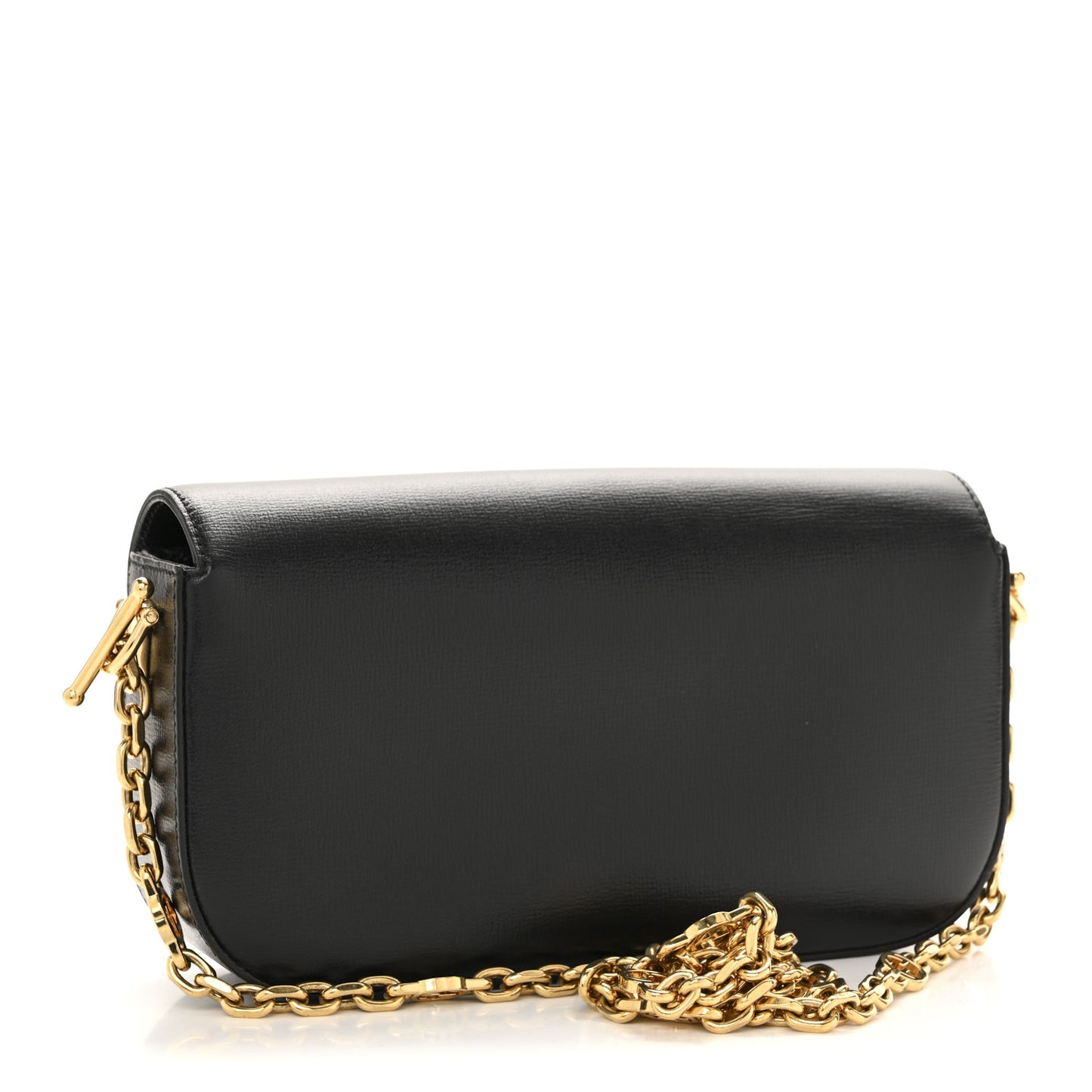Azalea Calfskin Small Horsebit 1955 Chain Shoulder Bag Black