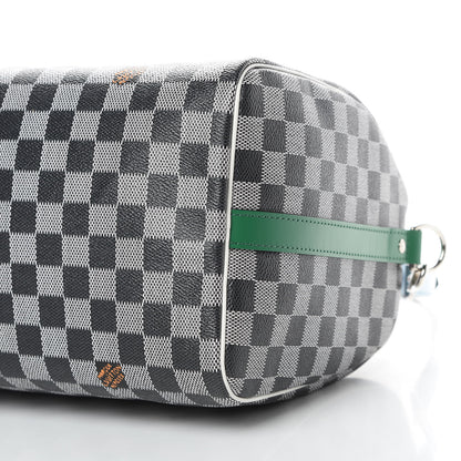 Louis Vuitton Damier Speedy Bandouliere 30 Black White 10 of 10
