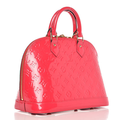 Louis Vuitton Vernis Alma PM Hot Pink 3 of 8