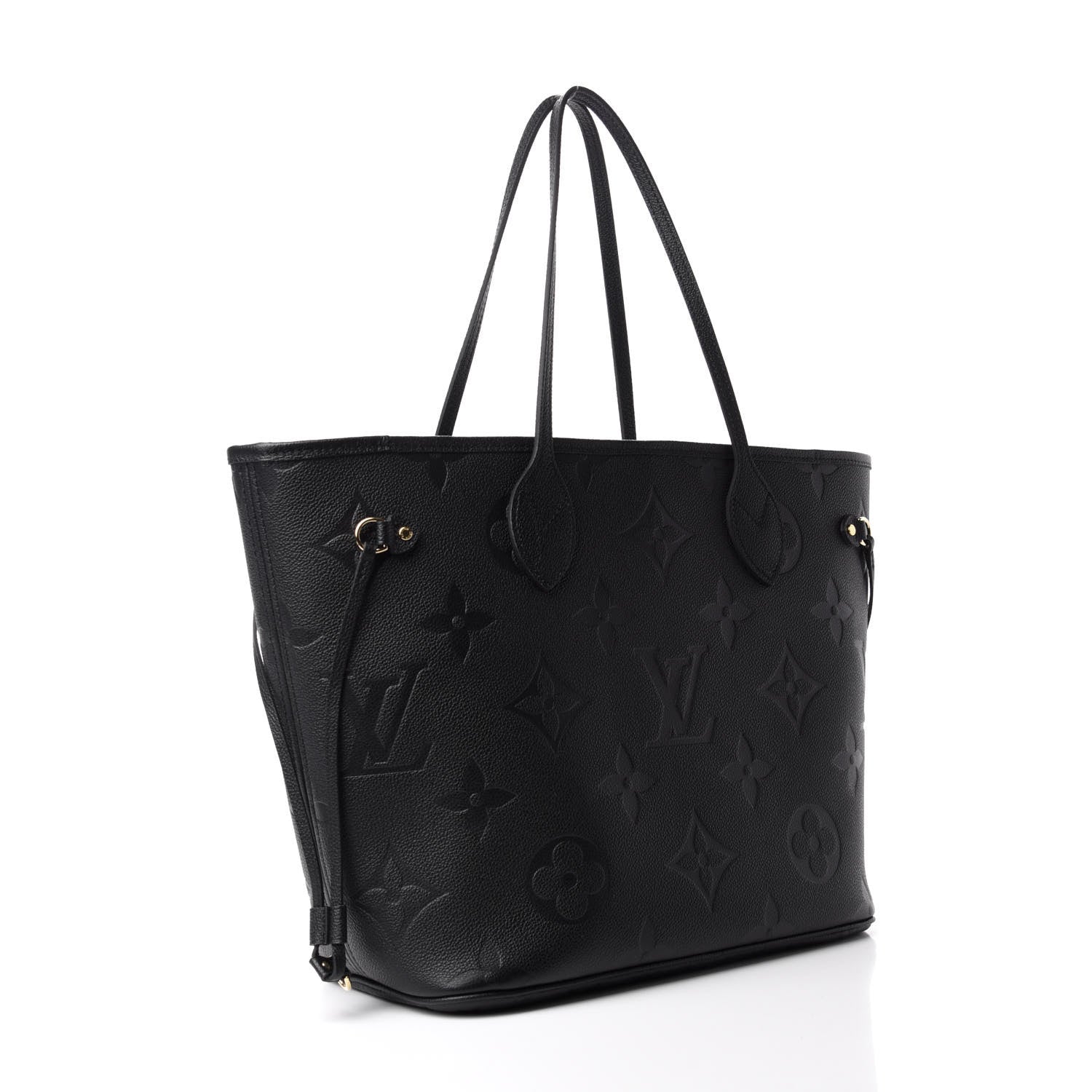 Louis Vuitton Empreinte Monogram Giant Neverfull MM Black 3 of 9