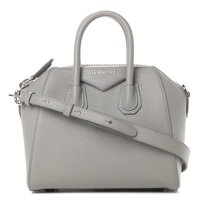 Givenchy Sugar Goatskin Mini Antigona Pearl Grey 1 of 11