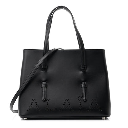 Alaia Calfskin Laser Cut Mina 25 Bag Black 1 of 10