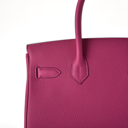 Hermes Togo Birkin 30 Rose Pourpre 11 of 38