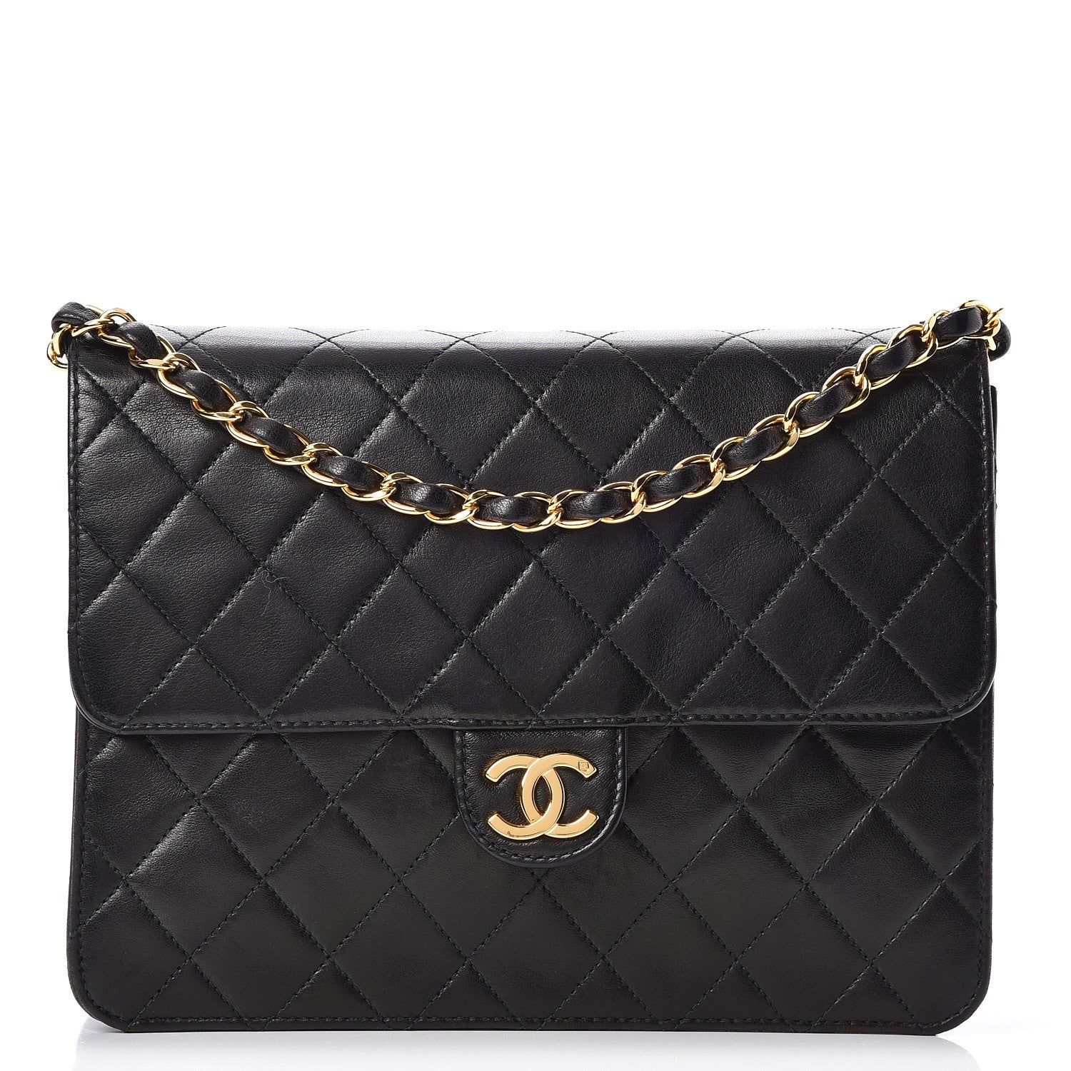 Chanel Lambskin Quilted Small Flap Black 1 of 7