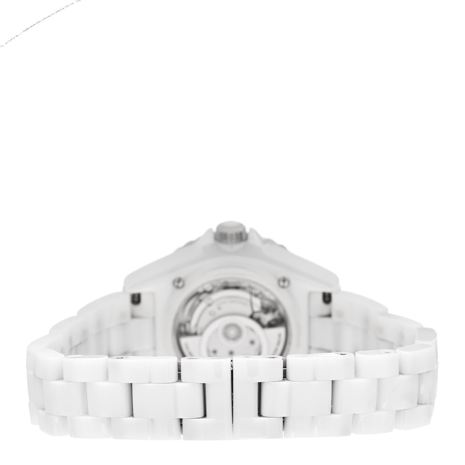 Chanel Stainless Steel Ceramic 33mm J12 Automatic Watch White 3 of 5