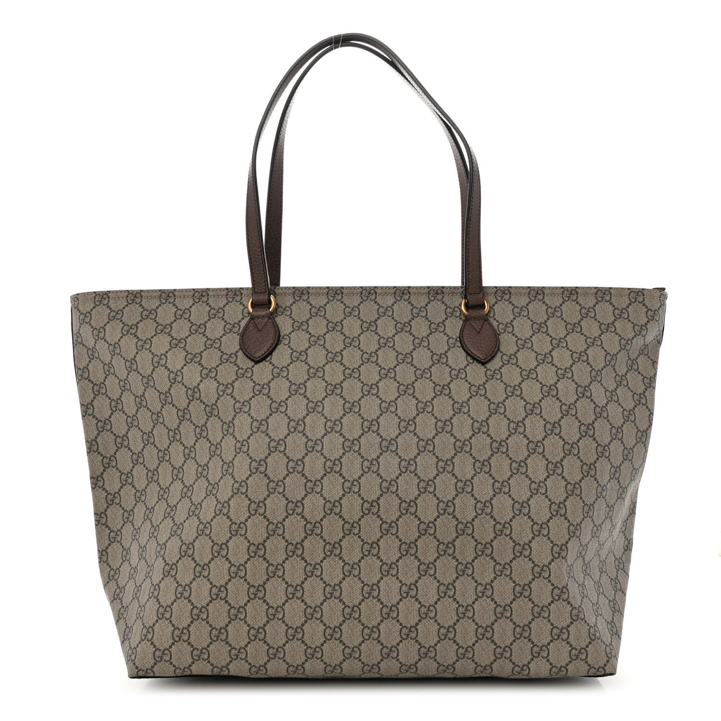 GG Supreme Monogram Medium Ophidia Shopping Tote Ebony