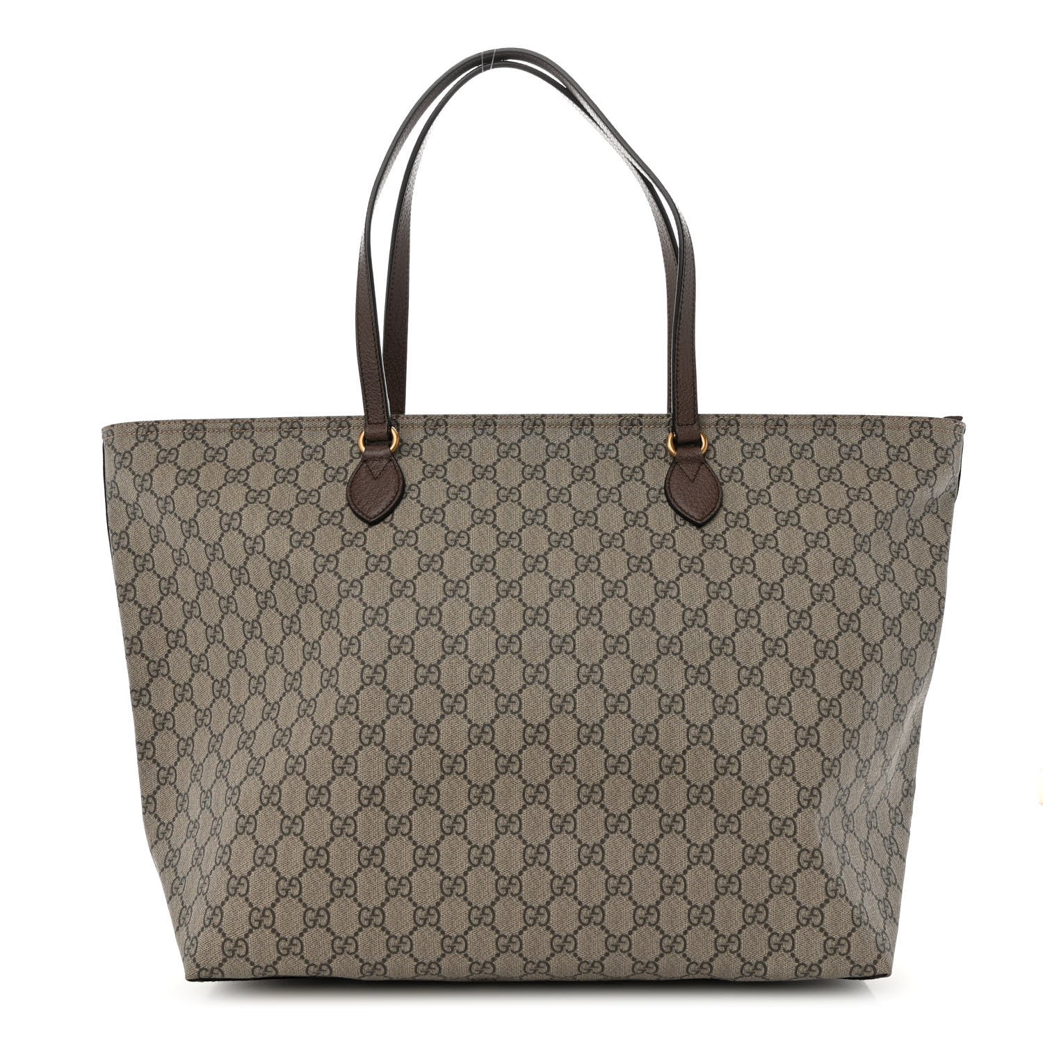 Gucci GG Supreme Monogram Medium Ophidia Shopping Tote Ebony 1 of 9