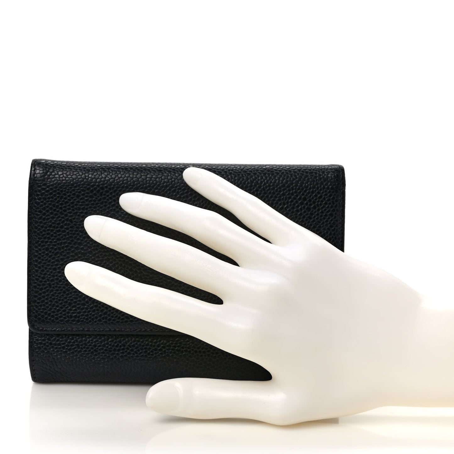Caviar Timeless CC Flap Wallet Black
