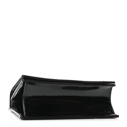 Christian Dior Patent Medium Diorama Flap Bag Black 4 of 11