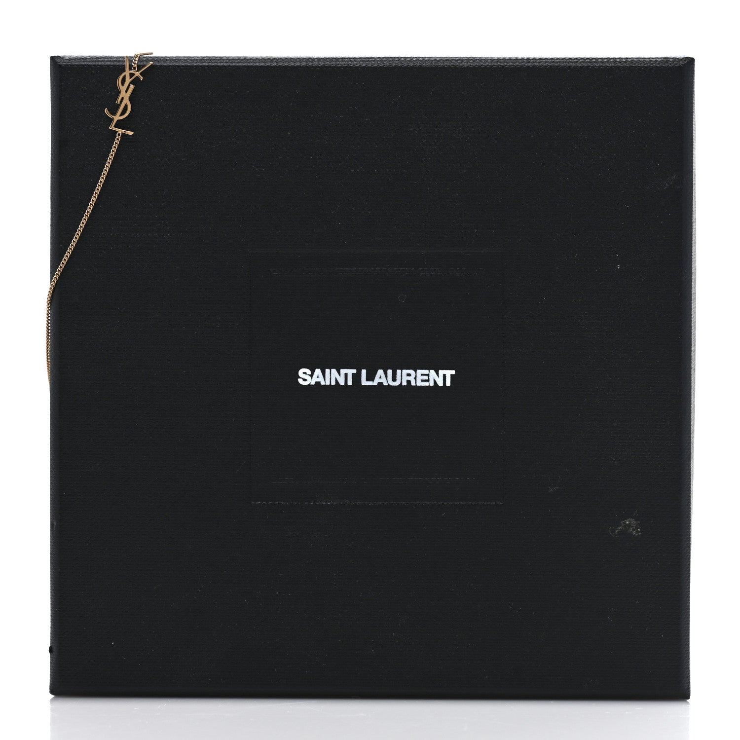 Saint Laurent Brass Monogram Charm Bracelet Gold 5 of 5