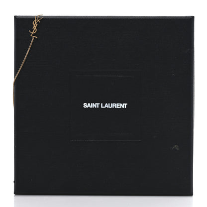 Saint Laurent Brass Monogram Charm Bracelet Gold 5 of 5
