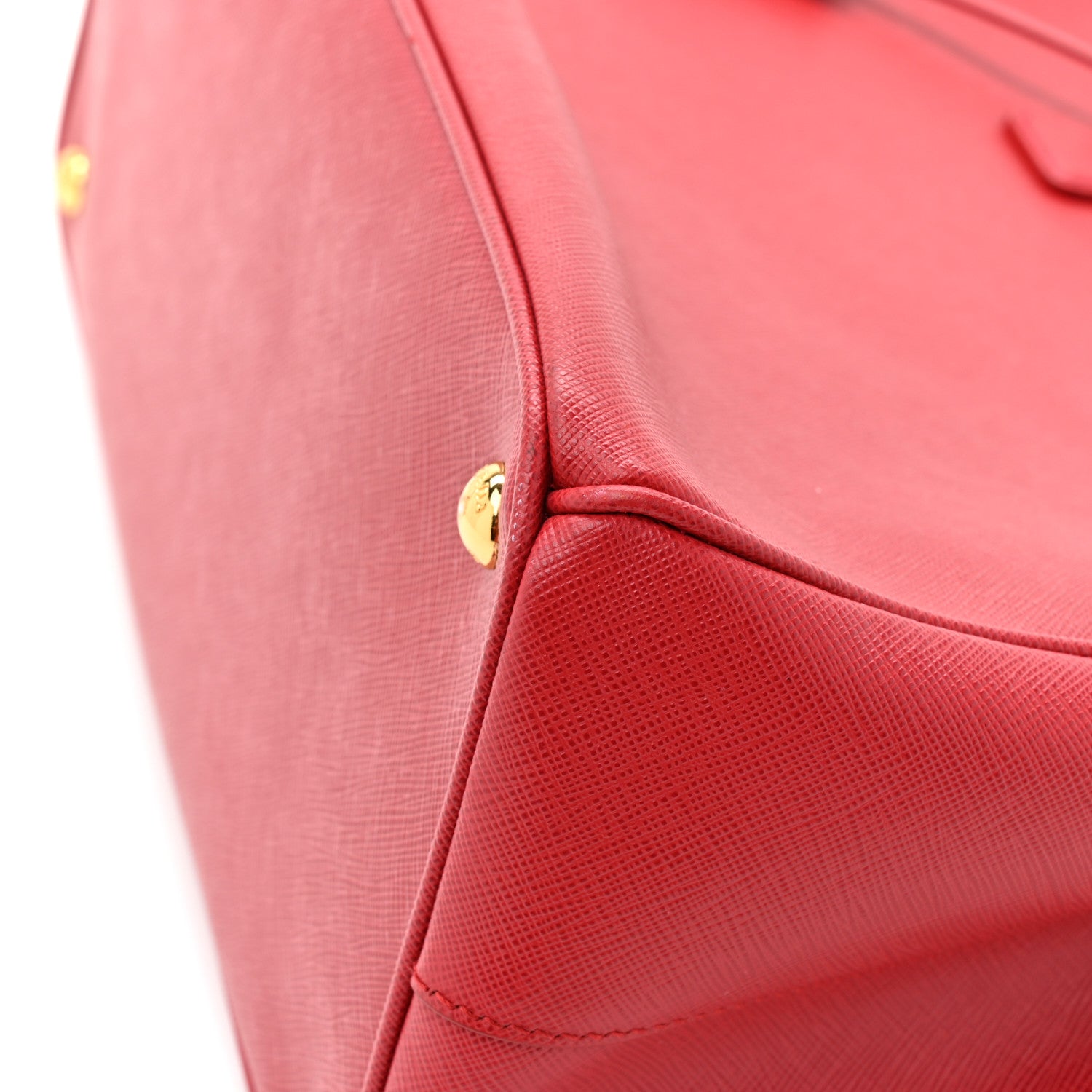 Prada Saffiano Lux Large Galleria Double Zip Tote Fuoco 13 of 13