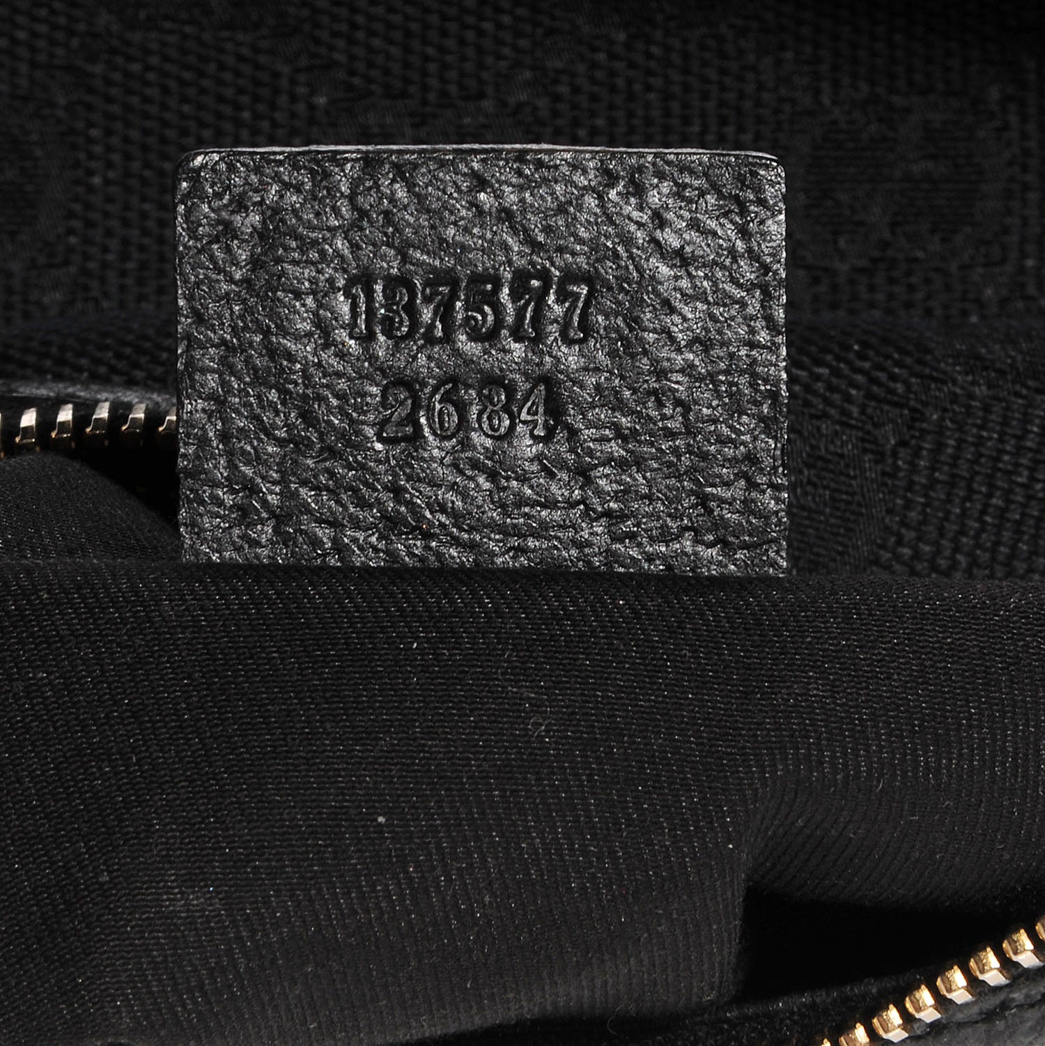 Gucci Monogram Bamboo Ring Hobo Black 6 of 7
