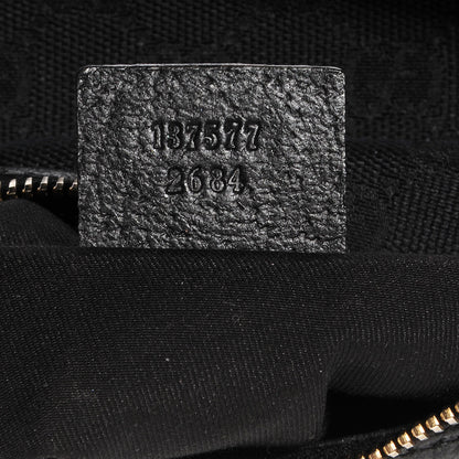 Gucci Monogram Bamboo Ring Hobo Black 6 of 7