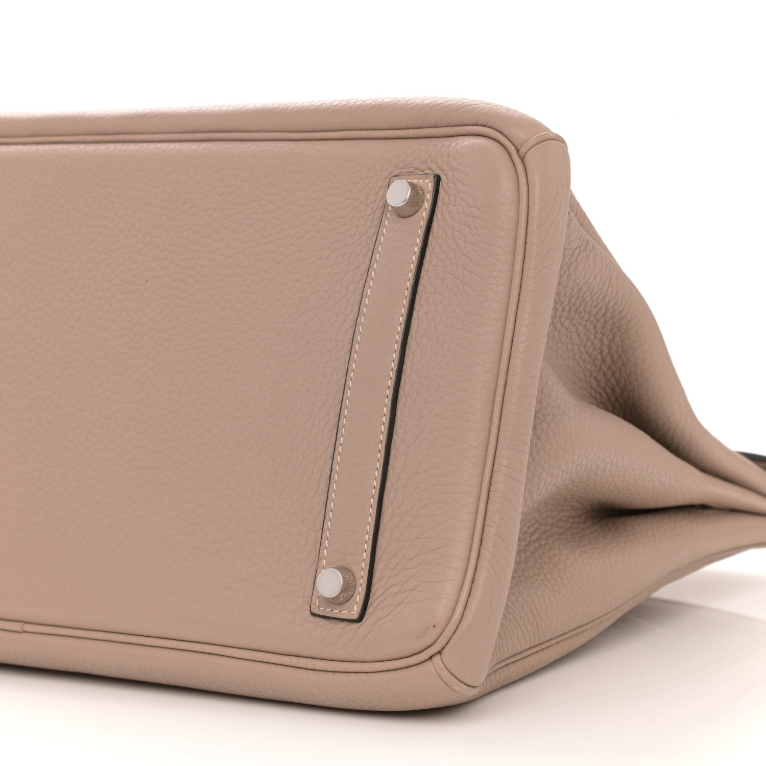 Hermes Taurillon Clemence Birkin 35 Gris Tourterelle 6 of 15
