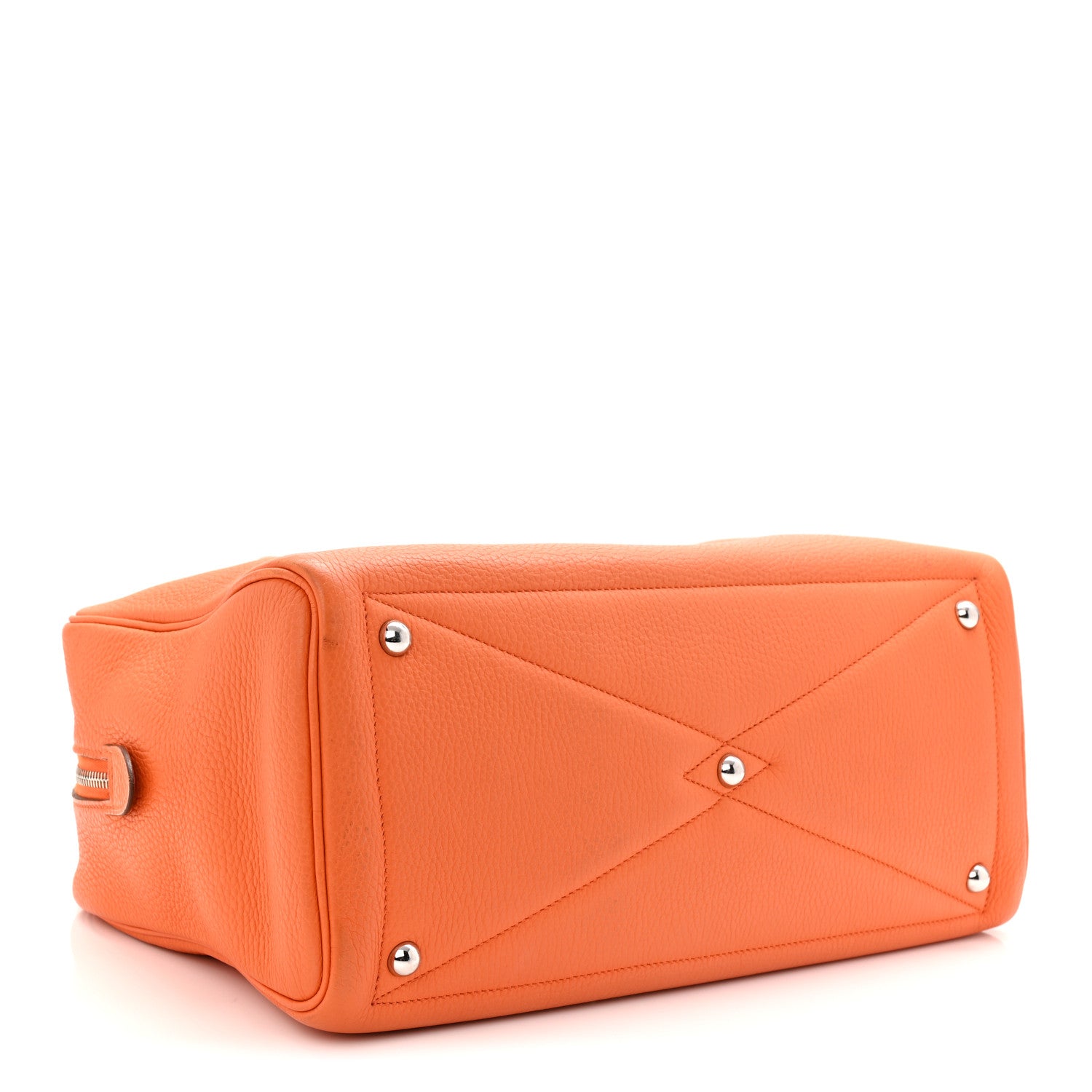 Hermes Taurillon Clemence Victoria II 35 Orange 4 of 11