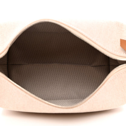 Hermes Canvas Small Bride-A-Brac Pouch Natural Orange 5 of 7