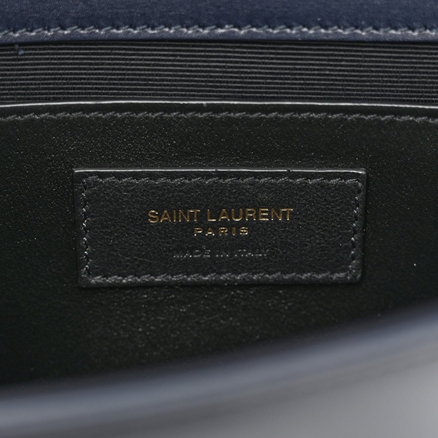 Calfskin Small Monogram Kate Satchel Deep Marine