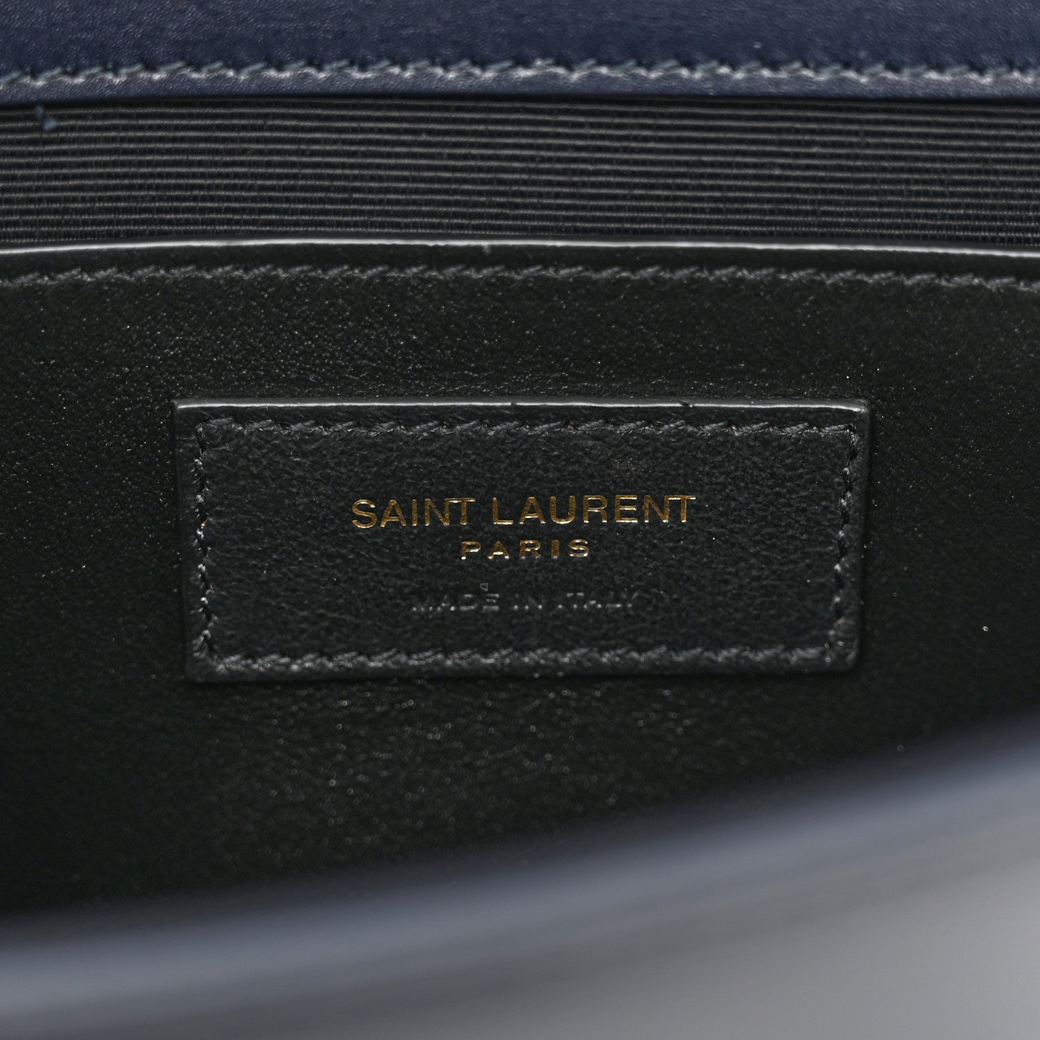 Saint Laurent Calfskin Small Monogram Kate Satchel Deep Marine 6 of 11