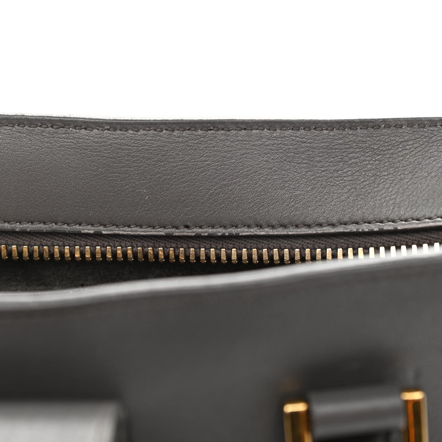 Calfskin Small Monogram Cabas Grey