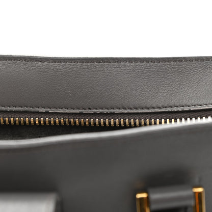 Saint Laurent Calfskin Small Monogram Cabas Grey 13 of 13