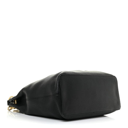 Gucci Pebbled Calfskin Large Soho Hobo Black 4 of 13