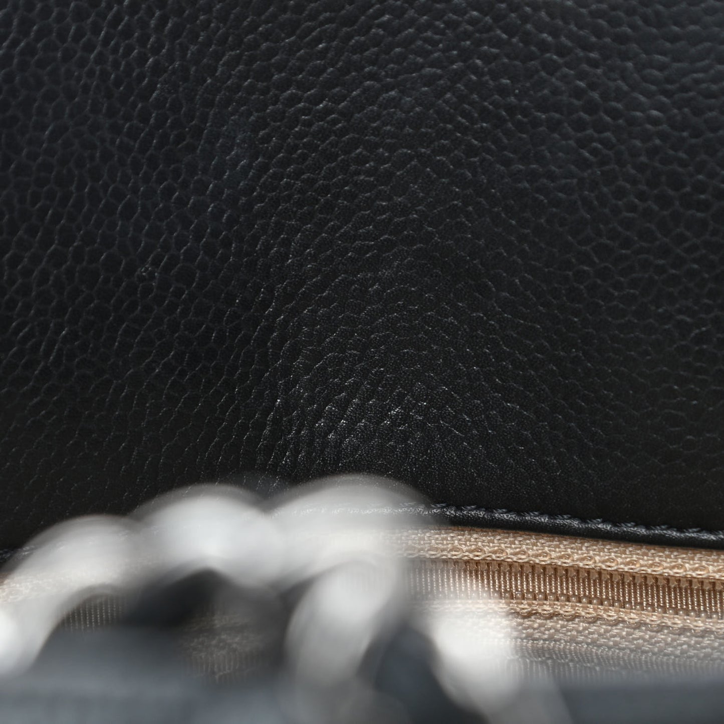 Caviar Quilted Timeless CC Soft Tote Black