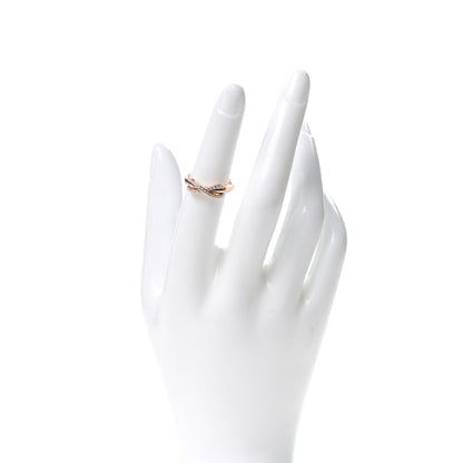 Tiffany 18K Rose Gold Diamond Infinity Ring 50 5.25 2 of 5