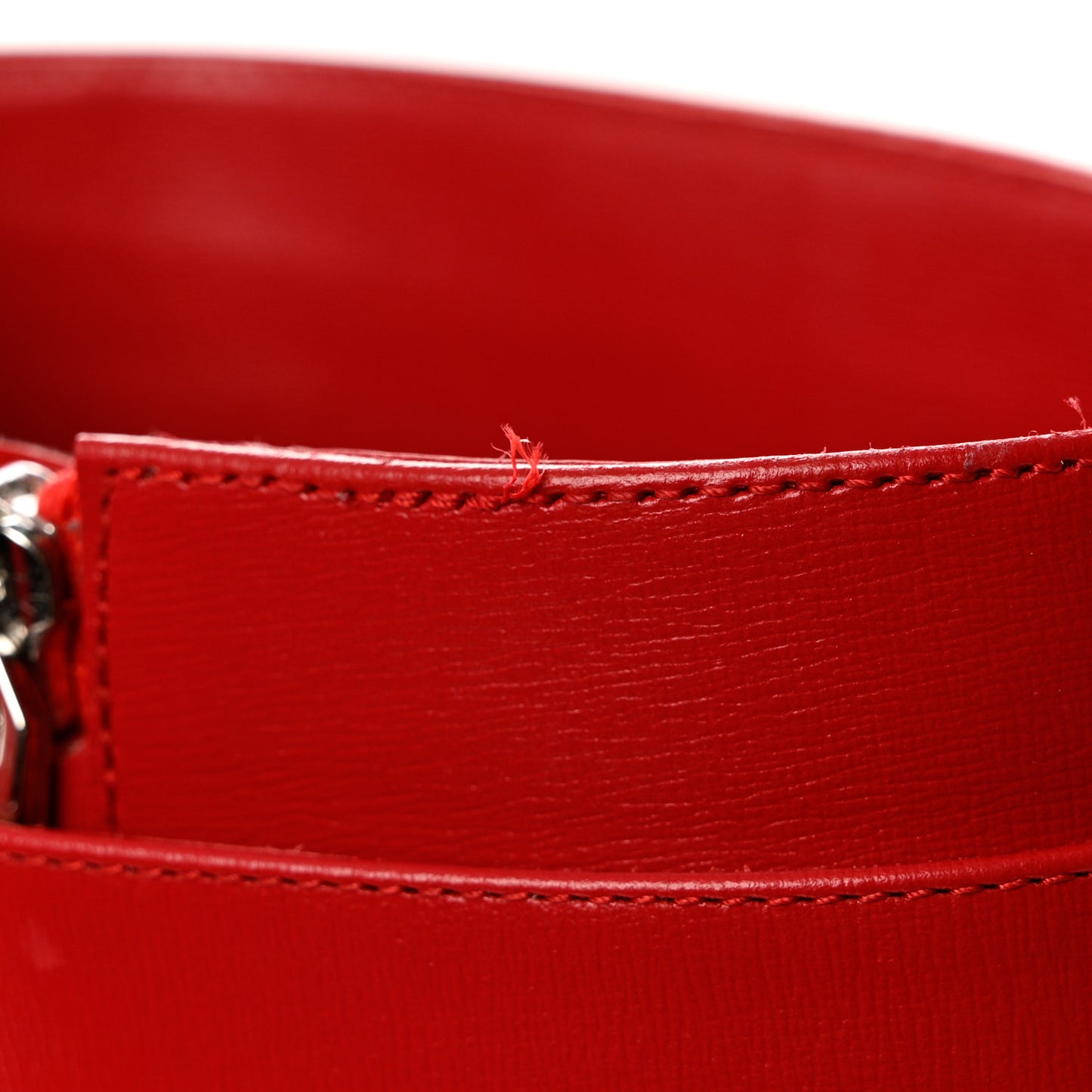 Calfskin Shark Lock Ankle Boots 36 Red