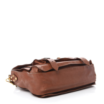 Proenza Schouler Lambskin Medium PS1 Satchel Saddle 4 of 18